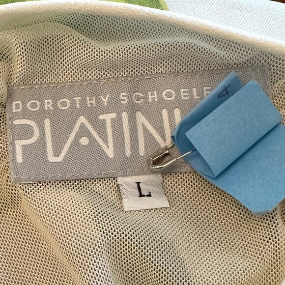 Dorothy Schoelen Platinum 3-Piece Set – Floral Tunic Top & Wide-Leg Pants - Picture 5 of 8